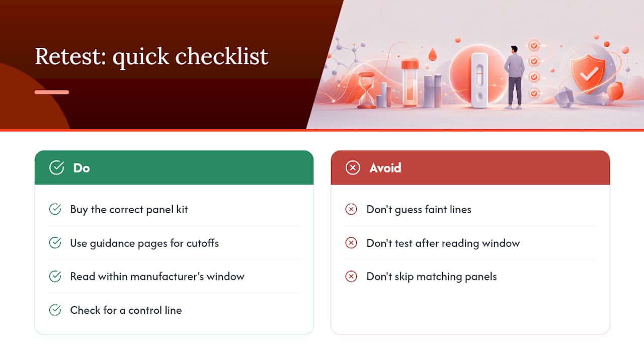 Get the Right Test Kit and Support for Retesting — overview diagram