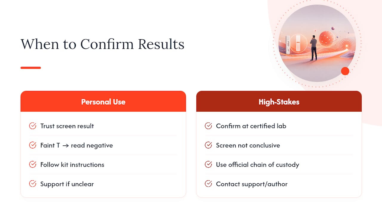 Why We Recommend Confirmation When the Result Matters — overview diagram