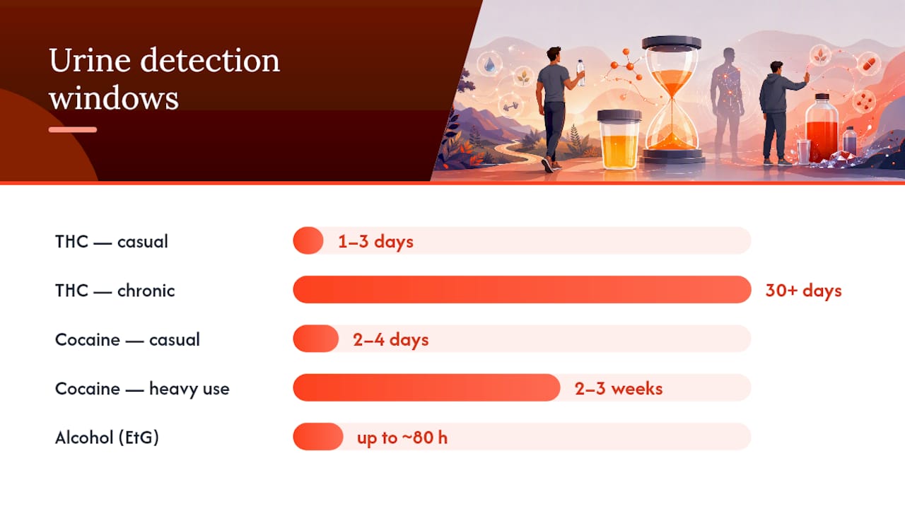 Substance-Specific Detection Windows — overview diagram